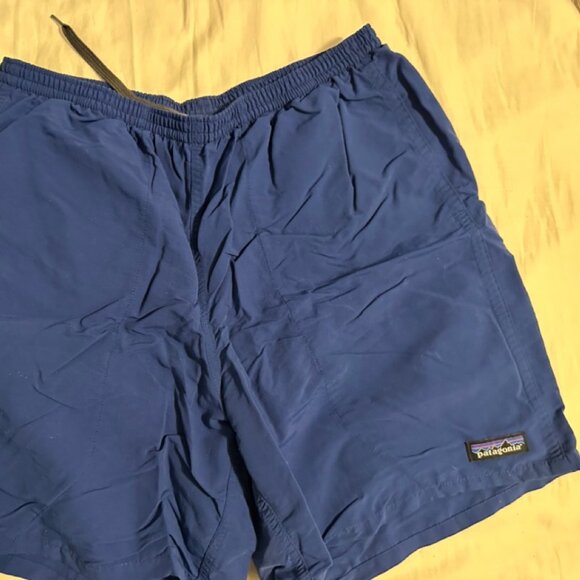 Patagonia Baggies Long - 7" - Iron Blue - Sz M - Picture 1 of 3